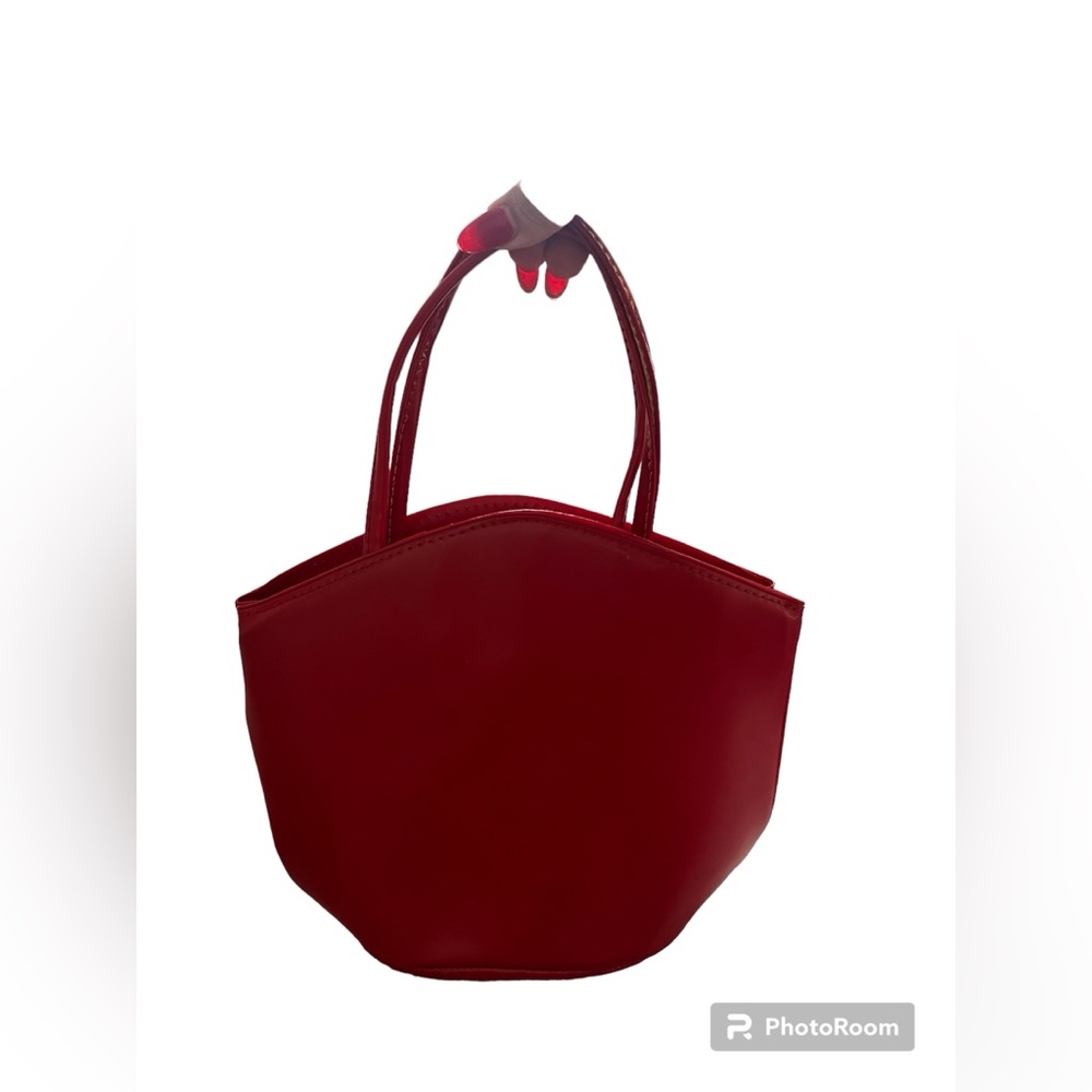 Vintage red evening purse from the 1950s 1960s - unbranded - EUC
